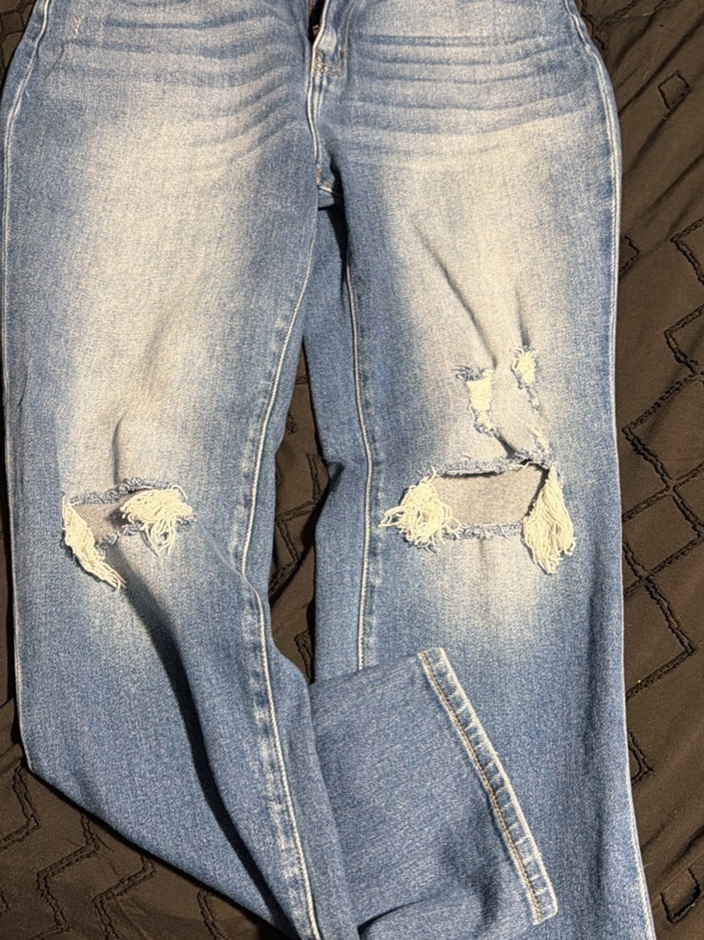 KanCan Light Blue Distressed Boyfriend Jeans